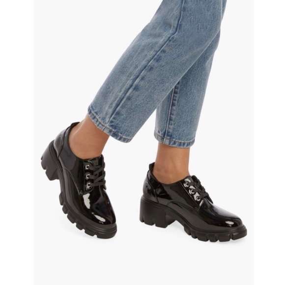 Lace up heeled oxfords - Picture 8 of 10